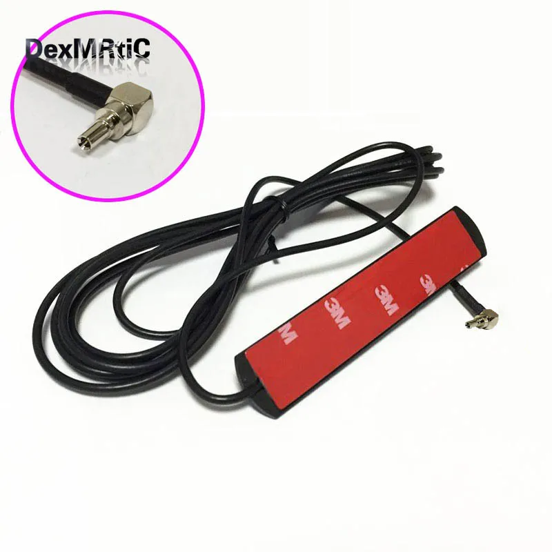 

3G 4G LTE patch antenna 3dbi 3meters CRC9 male right angle extension cable New