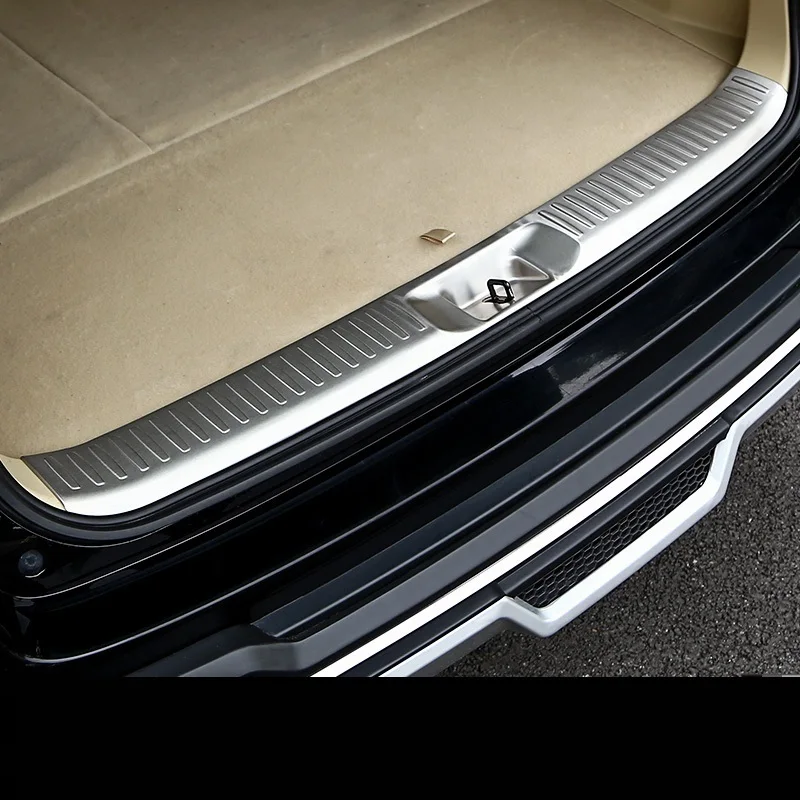 

Modified Automovil Rear Panels Trunk Foot Pedal Exterior High-grade Modification Bright Sequins Parts 18 FOR Toyota Highlander