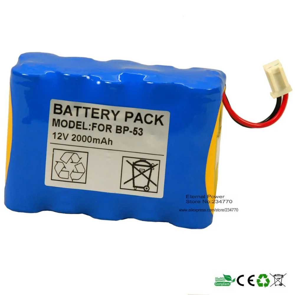 

Infusion Pump battery Replacement For TOP BP-53,TOP-5300,TOP-3300,TOP-2200 High Quality Syringe Pump battery 100%NEW,1year
