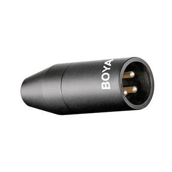 

Female 3.5mm TRS Mini Jack Input to Male XLR Output Connector Aluminum Alloy Convertor Audio Mixer Camera Microphone Accessories