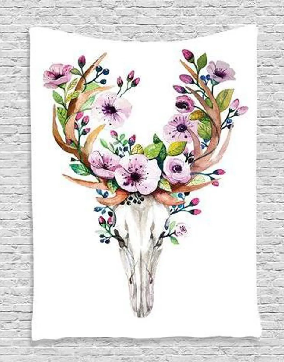 Skulls Decorations Collection, Deer Animal Skull with ...