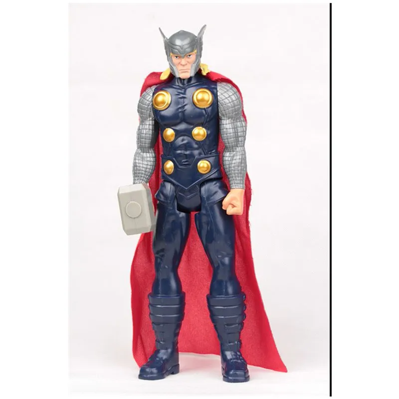 Фигурки героев Marvel мстители 30 см супергерой Тор Капитан Америка Человек паук