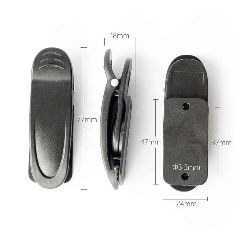 Ratcheting Case Clip Belt Clip Buckle (Pack of 3) Tool Parts DIY Accessory