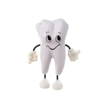 

1 Pc Tooth-Figure Squeeze Toy Soft PU Foam Tooth Model Shape Kawaii Oral Clinic Dentistry Promotional Item Dentist Gift