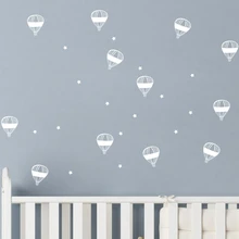 Воздушные шары, наклейки на стену, виниловые обои, звезды, наклейка на стену, искусство, детская комната, украшение для дома