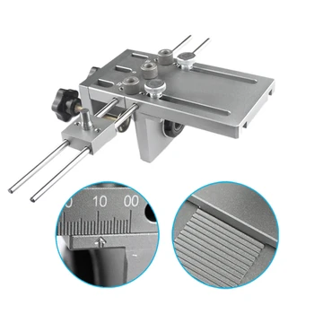 

HOT-Dowelling Jig for Furniture Fast Connecting Cam Fitting 3 In 1 Woodworking Drill Guide Kit Locator 1 set