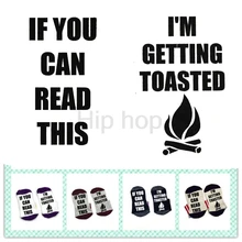 Носки, если вы можете прочитать это я получаю поджаренный огонь хлопковые носки удобные Для мужчин Для женщин носки