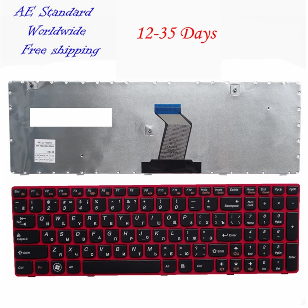

RU Gules New Russian laptop keyboard FOR Lenovo G580 Z580A G585 Z585 G590 Z580 G580A N586 P580 P58 N580 N581 N585 russian lapto