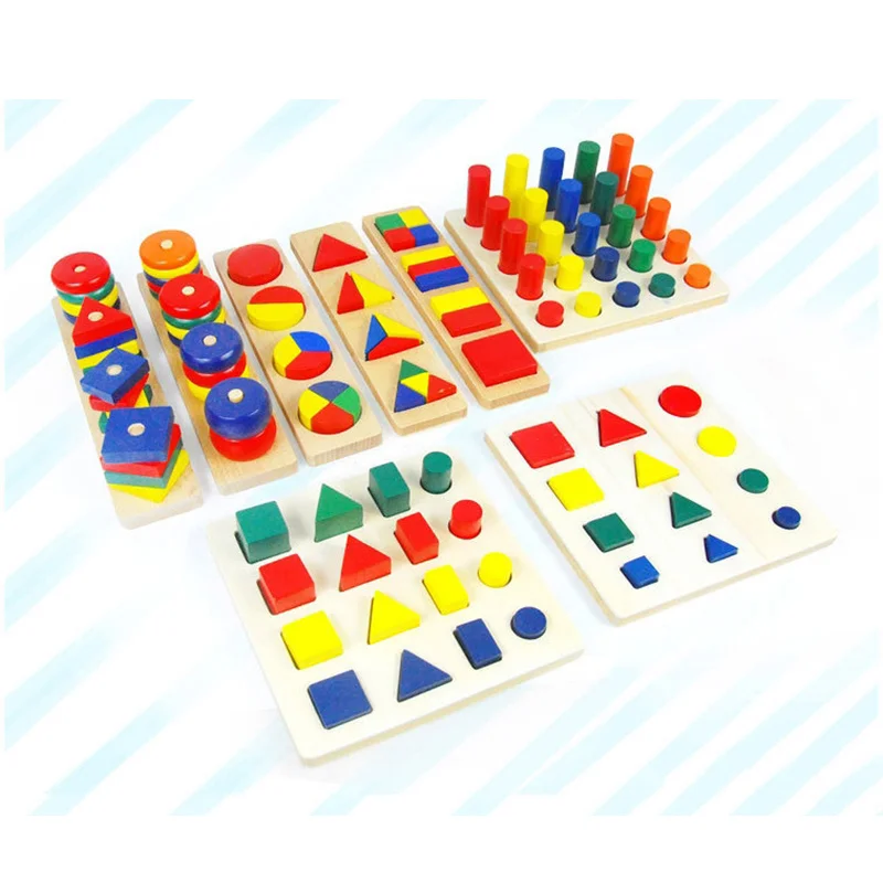 

Family Eight-piece Combination 8 Piece Set Children Professional Early Education Building Blocks Toys Children's Toys Gifts