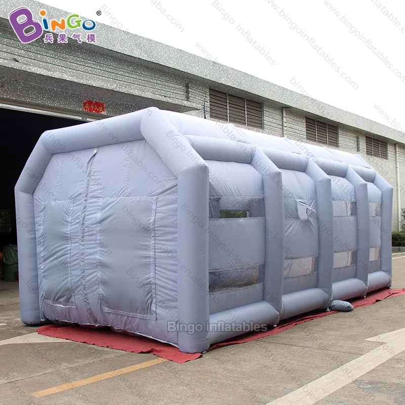  customized 6.7X3.7X2.8m inflatable paint booth / inflatable portable paint booth / inflatable spray