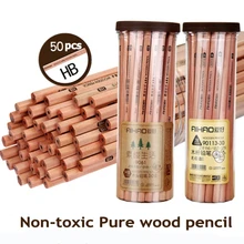 Деревянные стандартные карандаши HB 50 шт./партия материал Эсколар нетоксичный школьный карандаш для письма и рисования лапши escolares lindos подарок