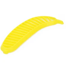 2pcs Banana Slicer Cutter Chopper Fruit Salad Cucumber Vegetable Peeler Kitchen Tool
