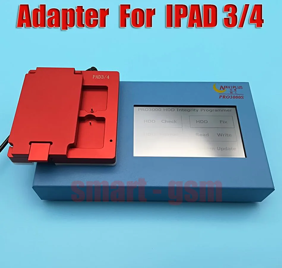Адаптер RUIAO для iPad 3 4 bypass remove iCloud navi plus PRO3000S 32 битный программатор nand naviplus