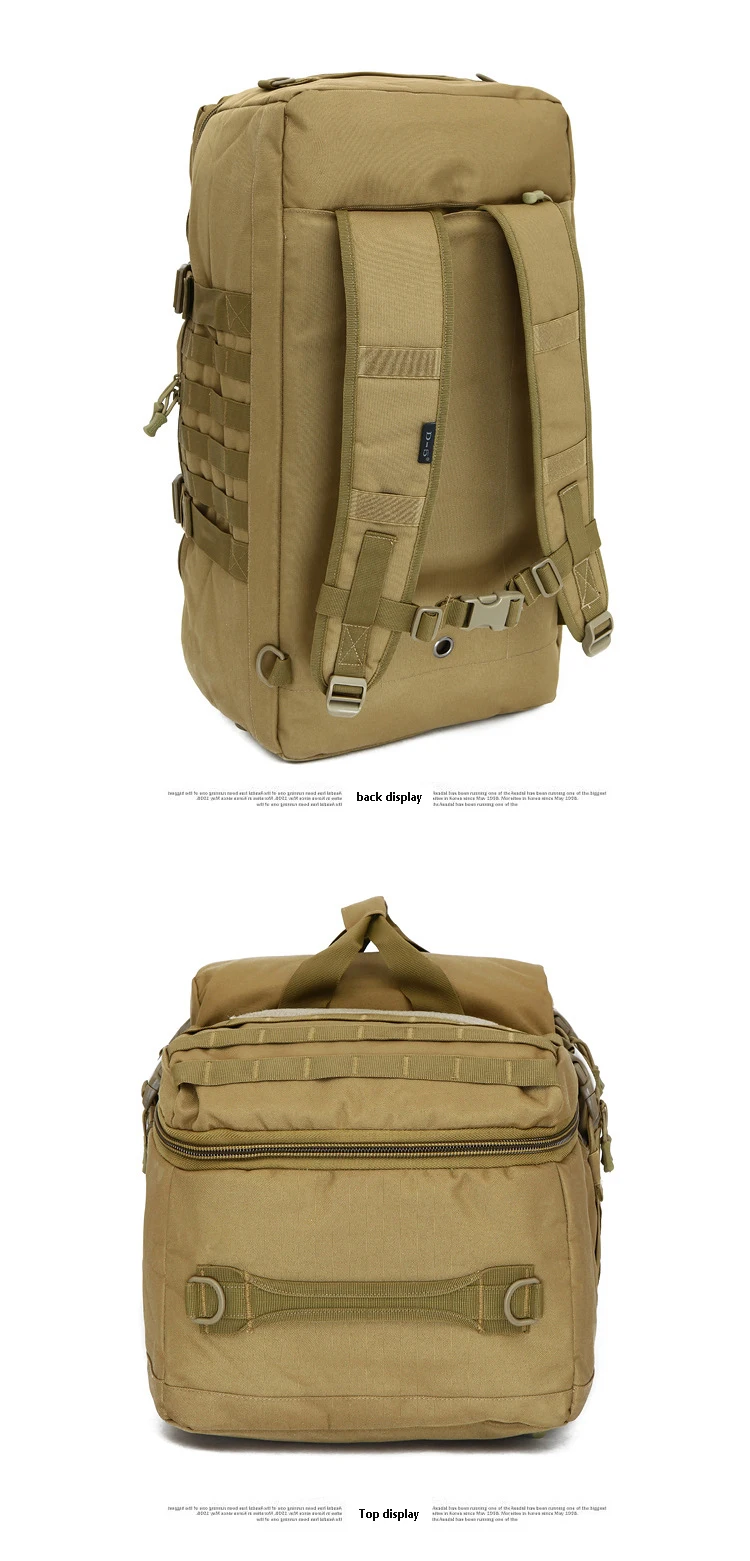 homem camuflagem mochila de acampamento esportes volta pacote saco militar