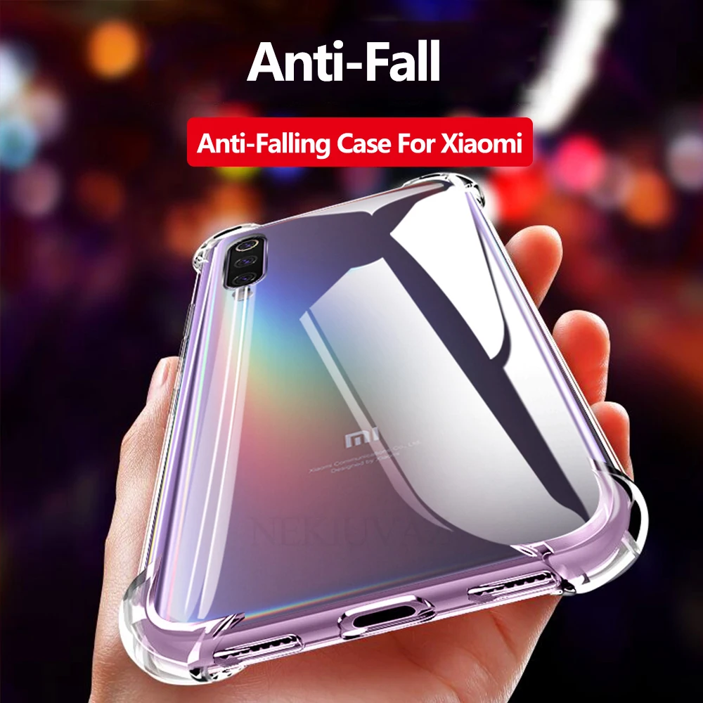 

Case For Redmi K20 Case Silicone Anti-Fall Transparent Coque Case For Xiaomi Redmi Note 6/6 Pro Case Cover For Pocophone F1 Etui