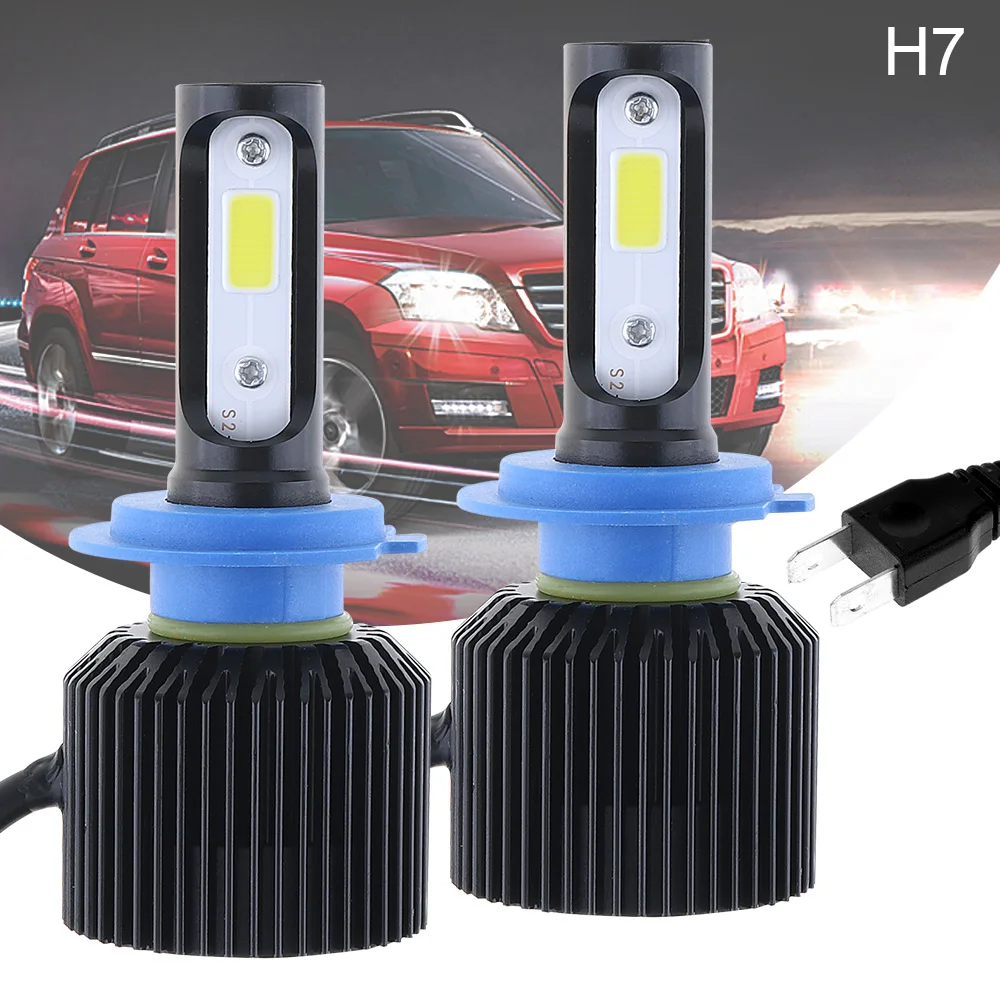 

72W H7 8000LM 6000K All-In-One LED Headlight Kit Hi or Lo Beam Bulbs Automotive LED Headlamps Car accessories for Car Auto