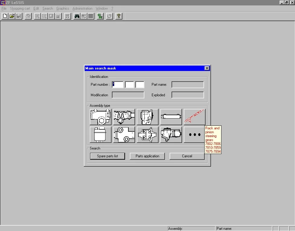 

ZF LeSSIS [Part Catalog - Service Information