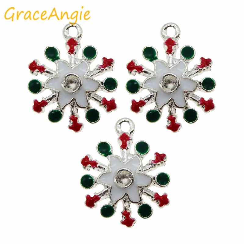 12 шт. подвески снежинки для браслета|snowflake pendant|pendant snowflakechristmas charms pendants |