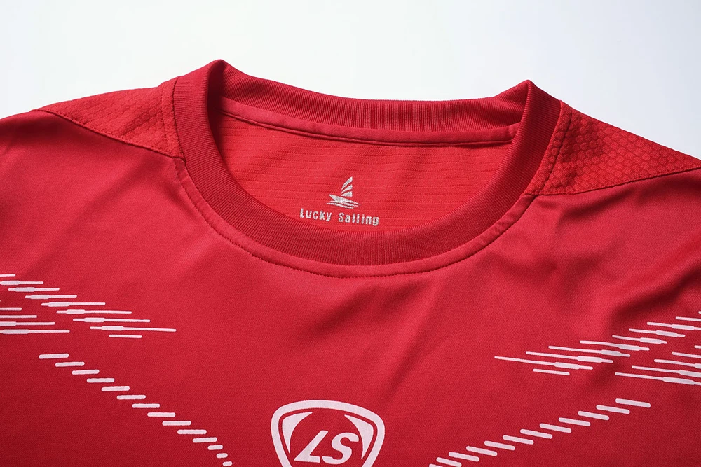 Black Soccer Jersey Dry Fit Printed Running T shirt 100 Polyester Breathable Basketball Badminton Soccer Quick Dry Tshirt