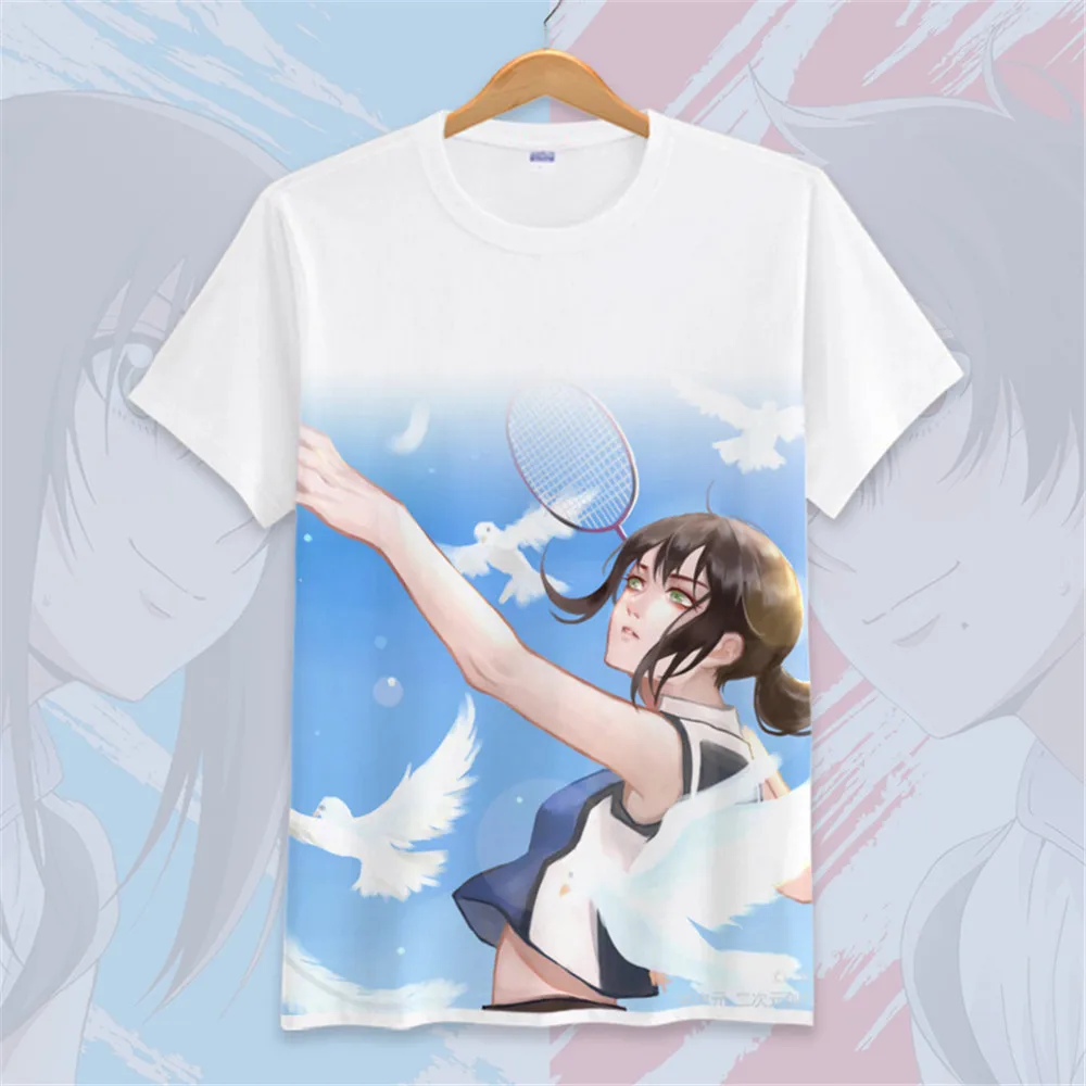 Новый аниме Hanebado! Костюмы для косплея Hanesaki Ayano Riko Izumi Базовая футболка с принтом