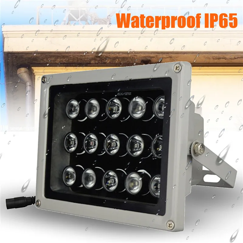 12 В 15 шт. ИК светодиодный s массив свет светодиодный инфракрасная лампа IP65 850nm Водонепроницаемый Ночное видение для видеонаблюдения Камера