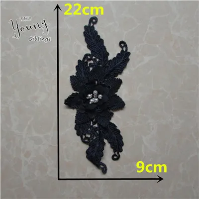 Модная изысканная вышивка аппликация воротник отделка «сделай сам» с кружевным вырезом швейная декоративные ткани Костюмы аксессуары Скрапбукинг