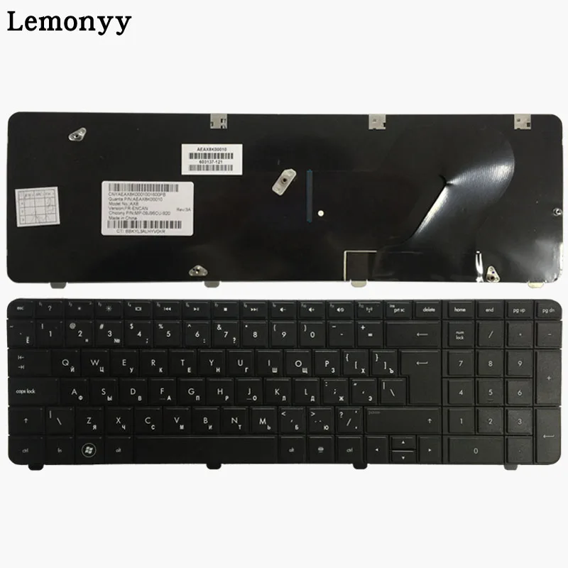 Русский ноутбук клавиатура для HP CQ72 G72 RU черная клавиатура