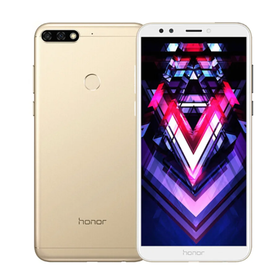 Мобильный телефон honor 7C с глобальной прошивкой, 3 ГБ, 32 ГБ, 5,99 дюйма, Восьмиядерный процессор Snapdragon, камера 13 МП, 3000 мА/ч, сотовый телефон с отпечатком пальца - Цвет: 3G 32G Gold