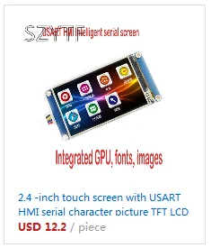 10 шт. 3,2 дюймов TFT ЖК-дисплей Сенсорный экран модуль Дисплей со сверхвысоким разрешением Ultra HD, 320X240 ILI9341 для 3,2 ''320240 240x320 240320 2560" сделай сам"