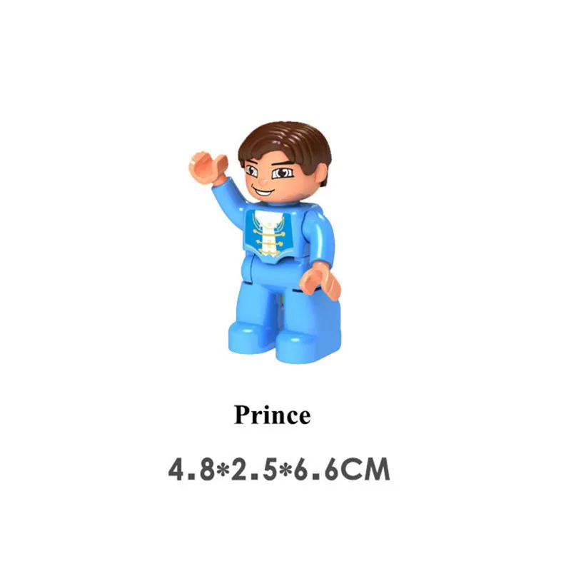 2pcs-set-Big-Size-Action-figures-In-Blocks-Compatible-DUPLOES-Prince-kingdom-princess-Bricks-Figure-Kids (1)