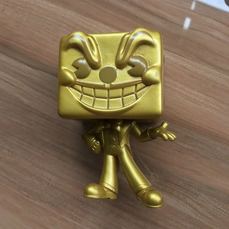 2018 Эксклюзивные оригинальные игры Funko pop Б/у: золото King Dice виниловая экшн-фигурка