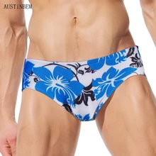 Y12 синий красный черный цветок печати мужские шорты купальные сексуальные мужские плавки sunga пляжные серфинговые Купальники Короткие бикини доска шорты