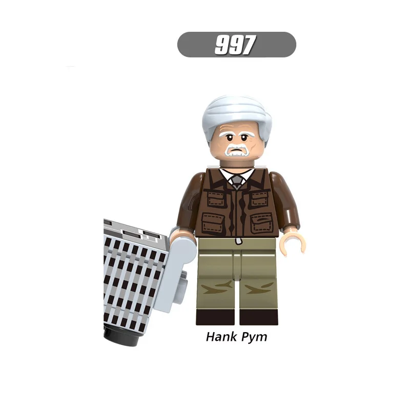 

Single Sale LegoINGlys Super Heroes Building Blocks Hank Pym Collection Action Mini Figures Brick Children BOYS Toys gifts X0224