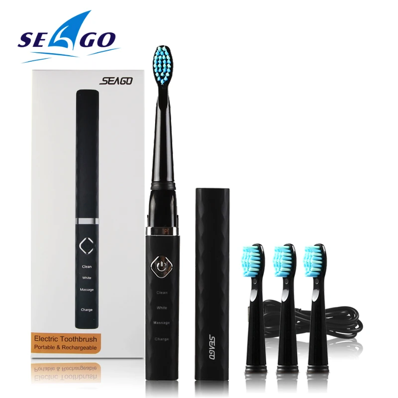SEAGO Sonic Toothbrush Rechargeable Travel Toothbrush Electronic Deep