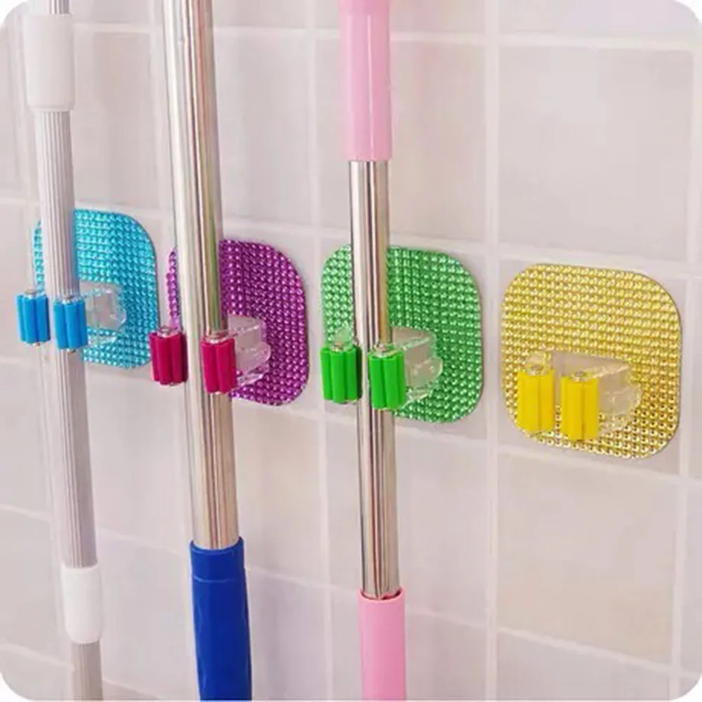 

1PCS Creative Home Furnishing Mop Hook Stores Daily Necessities of Daily Life Tools Multi-functional Seamless Mop Hook