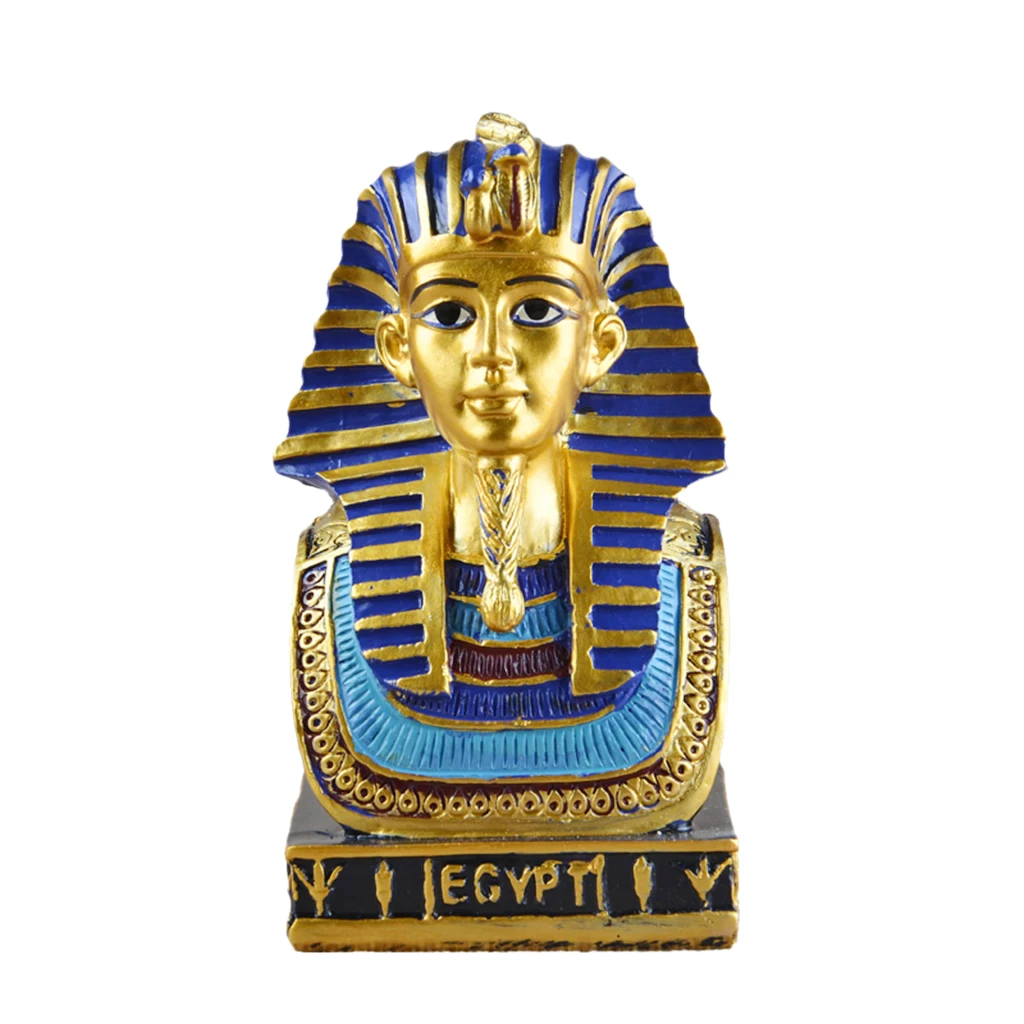 Resin Statues Ancient Egyptian Figurine Statue Handmade Articrafts for Home Office Tabletop Decoration