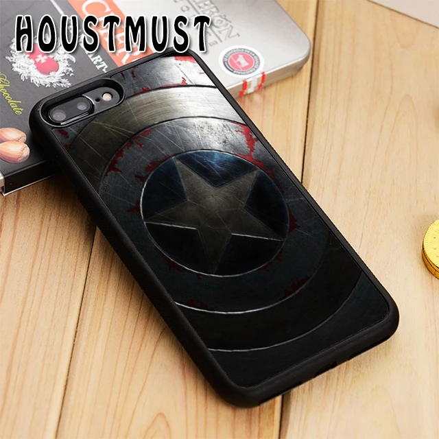 HOUSTMUST герой Marvel Капитан Америка чехол Чехол для iPhone 5 5S SE 6 S 7 8 X XR XS max samsung galaxy S5 S6 S7