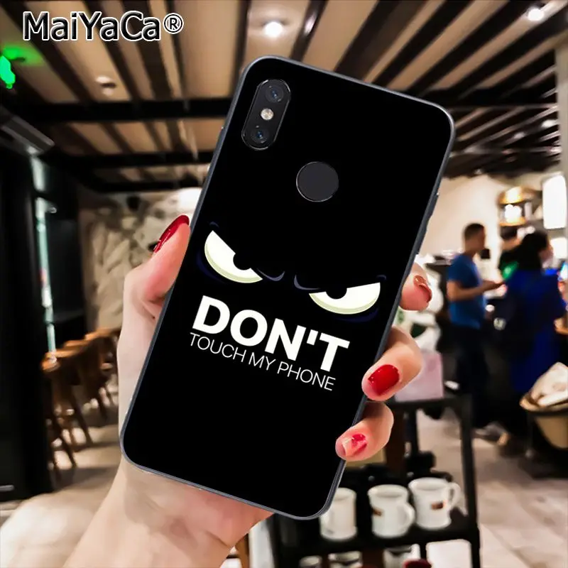 MaiYaCa не прикасайтесь к моему телефонному чехлу для Xiaomi Redmi8 4X 6A S2 7A 5A Redmi 5 5Plus Note5 7