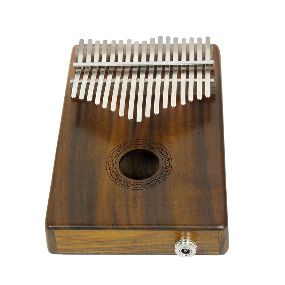 ИРИН 17 ключ EQ одноцветное Акация Mangium Kalimba игрушечное пианино Mbira калимба электрический датчик Африка клавишный инструмент