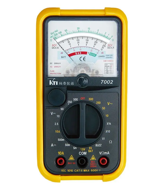 

KTI KT7002 Analog Multimeter, 7 function 20 range.