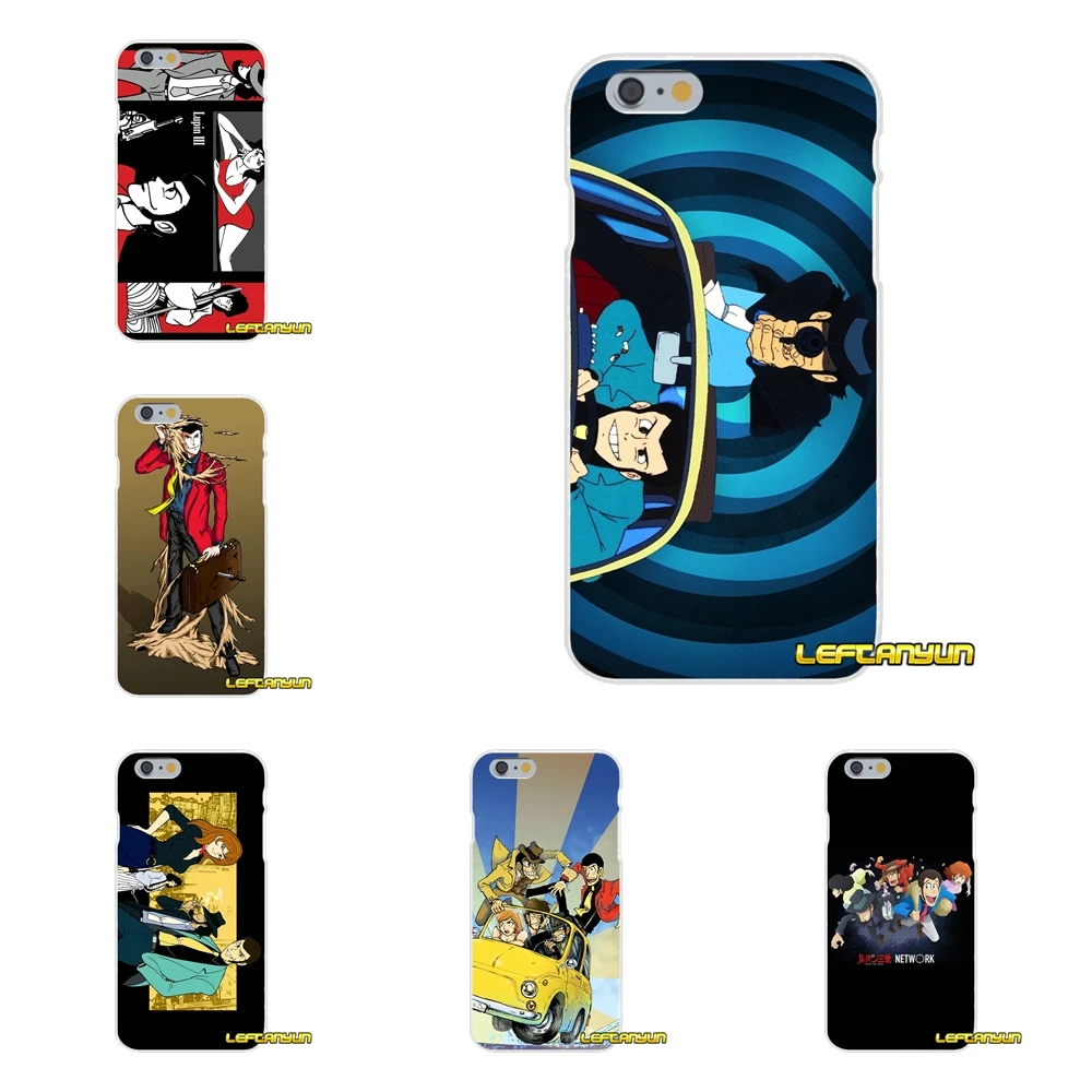 Для iPhone X 4 4S 5 5S 5C SE 6 6S 7 8 Plus мультфильм Lupin III аксессуары чехлы для