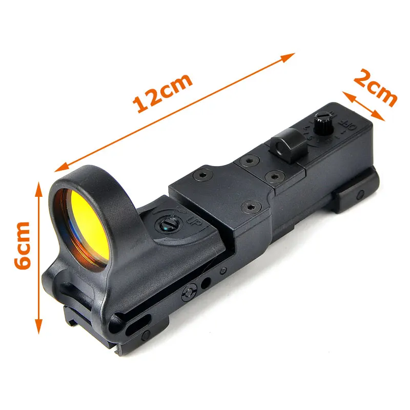 Тактический Красный точечный прицел EX 182 Element SeeMore Railway Reflex Sight C-MORE с красным и зеленым освещением для страйкбола