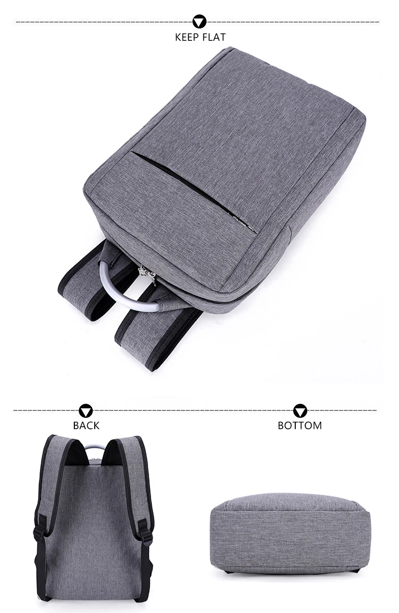 Minofious moda masculina computador portátil mochila mochilas