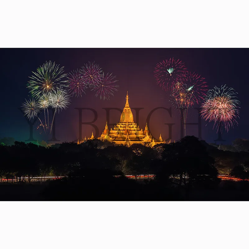 

5D DIY Full Square Diamond Painting Cross Stitch " Burma Fireworks" 3D Diamond Embroidery Rhinestone Mosaic Home Decor Gift