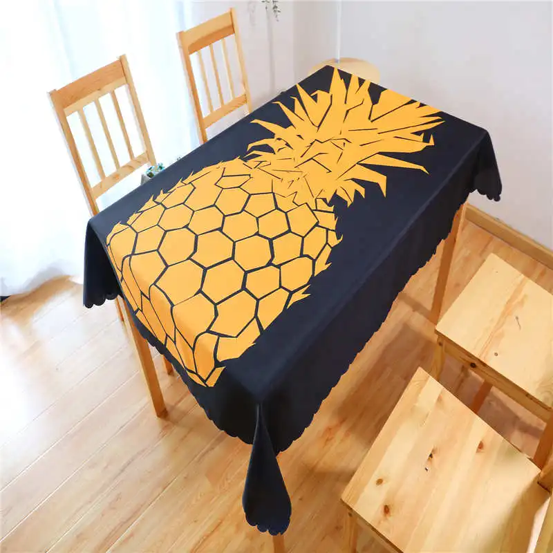 

Tablecloth Nappe Verte Pineapple Pattren Table Cover Party Wedding Table Cloth For Home Decoration Mantel Home Textile Tapete