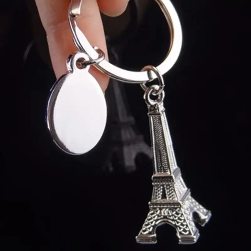 3D креативный стиль ретро мини Эйфелева башня брелок для ключей Lover цепочка для ключей в подарок