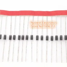 100 шт. выпрямительный диод 1A 1000V DO-41 HER108