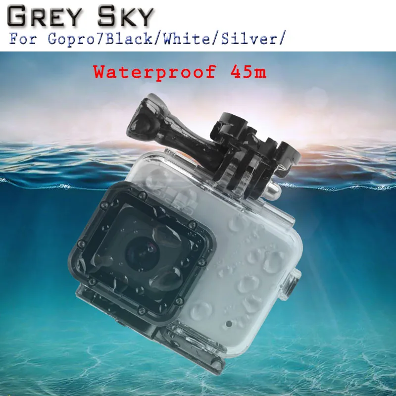 Корпус с сенсорным экраном водонепроницаемый чехол для GoPro Hero 7 Black Go Pro Hero7 серебристый/белый защитный чехол для камеры аксессуары для