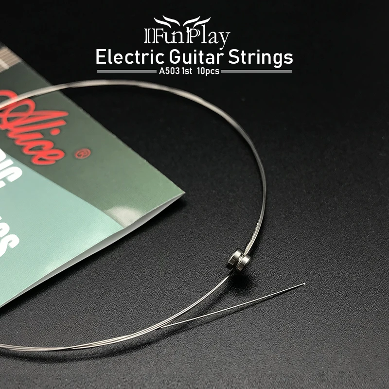 

10pcs Alice Electric Guitar Strings A503 A503SL .009 inch .23 mm 1 1st High E First String for Electric Guitarra Drop Shopping