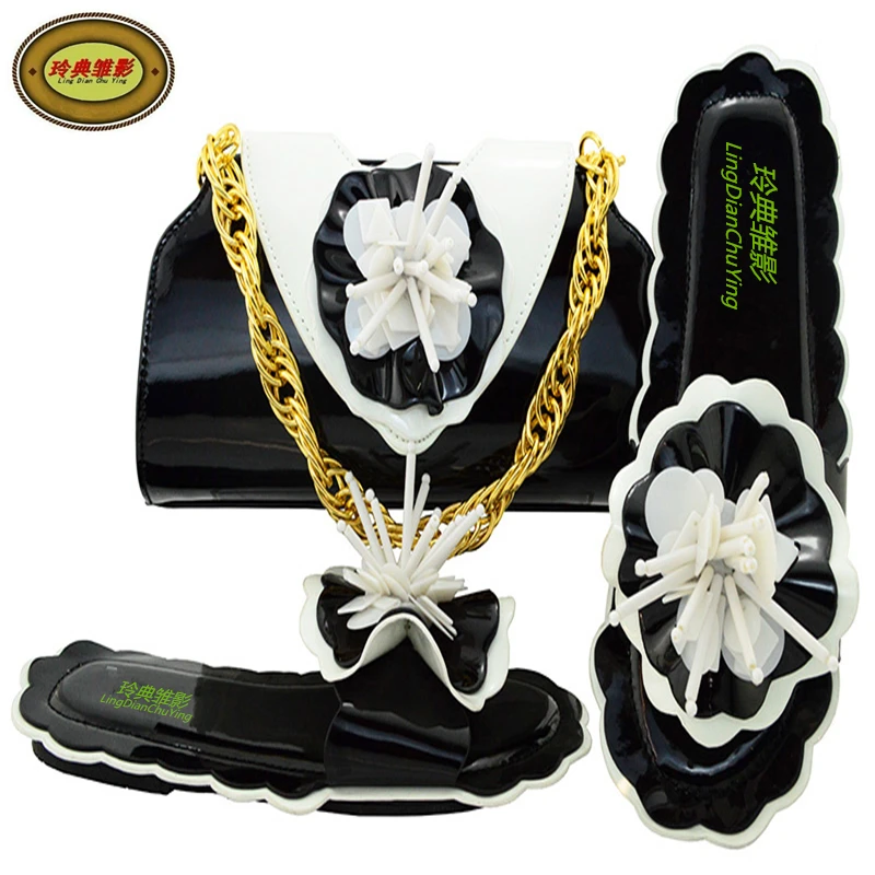 

MM1053 Heel 0.5Cm Wholesale Price African Woman Shoes Aand Bag Adult Sandals Sexy Women Pumps With Rhinestone For Prty